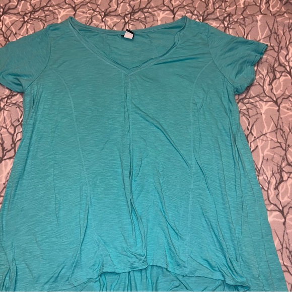 Torrid Teal Tunic Blouse Size 4 - Picture 1 of 5